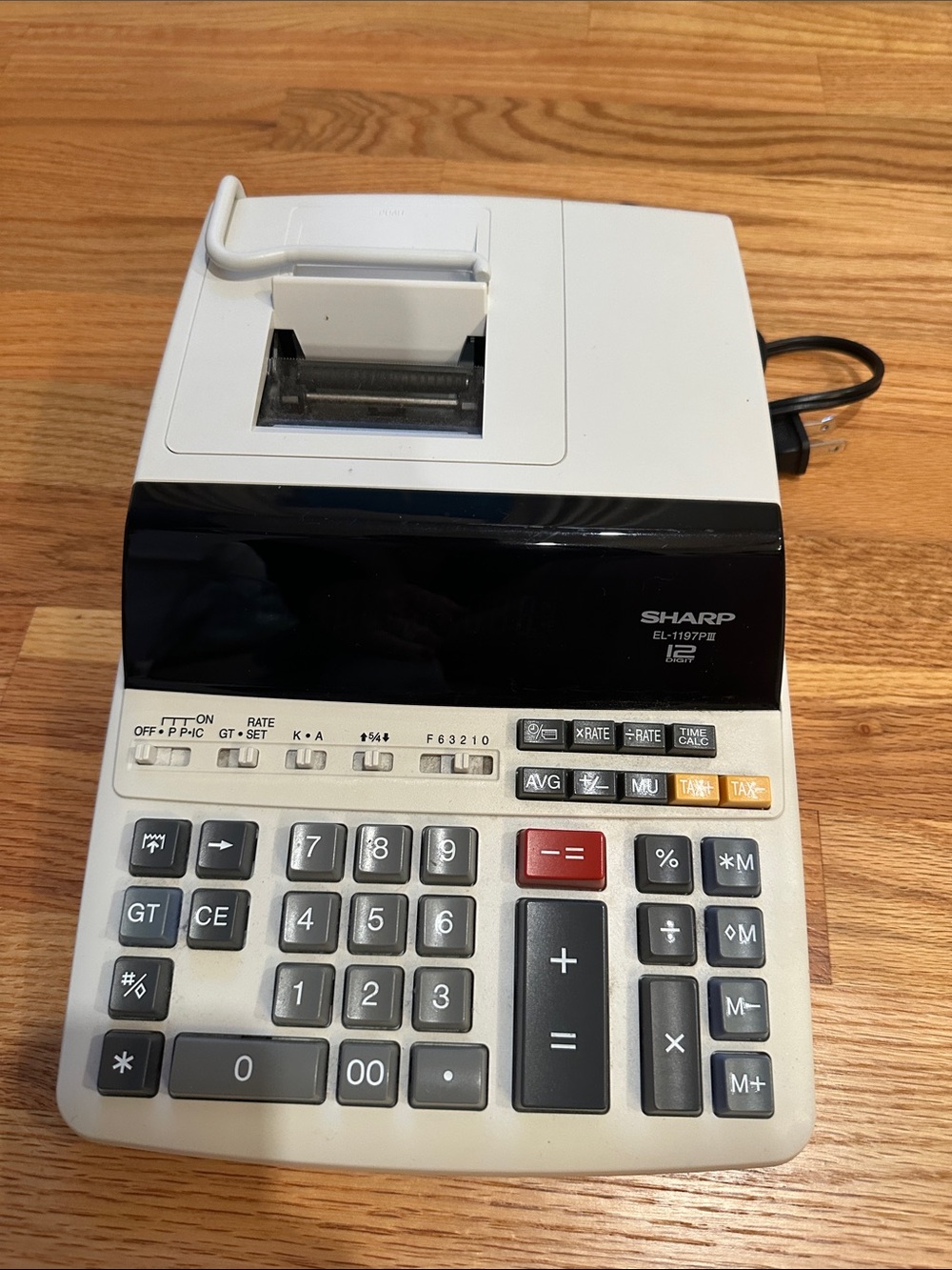 Sharp EL-1197PIII 12-Digit Desktop Calculator
